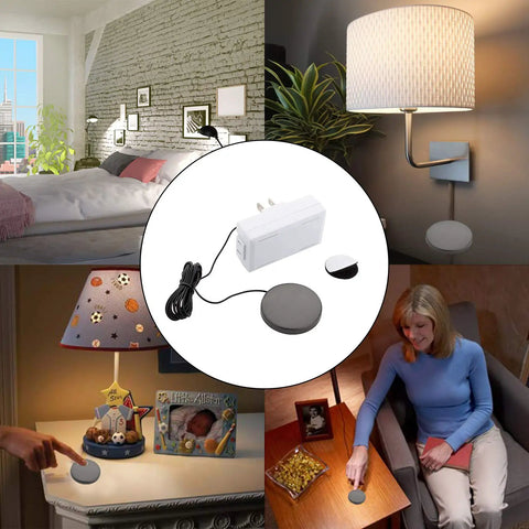 Touch Pad Lamp Dimmer Switch With Three Levels Of Brightness For Table Floor And Desk Lamps No Fuss Plug In Cord Lighting Control Easy Install And Mood Lighting