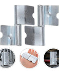 Heavy Duty Left Side Truck Cargo Box Panel Hinges Two Sets slick weld on tailgate replacement for trailer upgrades.
