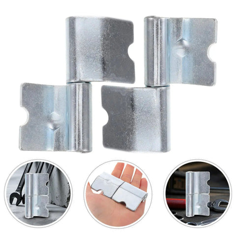 Heavy Duty Left Side Truck Cargo Box Panel Hinges Two Sets slick weld on tailgate replacement for trailer upgrades.