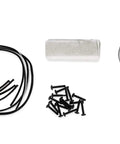 Badass Vented RV And Marine Battery Box Fits Group 24 Battery hardware kit including screws, hose clamps, and rubber seals.