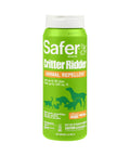 Critter Ridder Animal Repellent Granules For Organic Pest Control 2 Lb canister with green label, effective up to 120 sq ft.