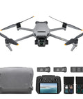 Mavic 3 Cine Premium Drone Kit With Hasselblad 4/3 CMOS Camera, RC Pro, two extra batteries, and accessories.