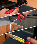 226 Piece Home And Auto Repair Tool Kit with Sturdy Toolbox for DIY Enthusiasts, Homeowners, and Handymen in use