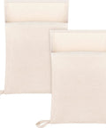 Heavy Duty Canvas Lewis Ice Crushing Bags 2 Pack Bartender Gear With Tight Seal Flap for crushing ice.
