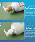 Before and after use of Seal Tape Roll Three Quarter Inch By Six Inch With 250 Waterproof Labels on bottle caps to prevent leaks.