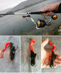 Pike Musky Dawg Soft Bait Lure For Freshwater Fishing 8 Inch Swimbait 45g with realistic action and dope colors on rod by lake
