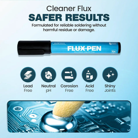 Solder Flux Pen 10 Ml No Clean Liquid Flux For Electronics Rosin Flux For Soldering Lead Free RoHS Compliant