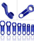 7 Piece Fuel Line Disconnect Tool Set With 1/4 5/16 3/8 1/2 5/8 3/4 7/8 Inch Openings, Quick Disconnect Kit For Ford GM Chrysler Mazda