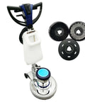 Heavy Duty Floor Polisher And Buffer For Commercial Use With 18 Inch Cleaning Head Three Brush Heads 175 RPM 3 Gallon Tank Ideal For Carpet Wood Epoxy And More Deep Cleaning And Polishing