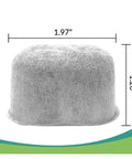 Premium Charcoal Replacement Coffee Filter Compatible With Standard Pour Over Dripper size 1.97 x 1.26 inches fine micropore design
