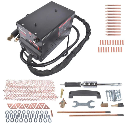 Pro Grade Dent Repair Kit With Stud Welder Puller Heavy Duty 110V 3500W Spot Welder Auto Body Tool for car dent removal