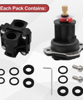 Shower Mixer Cap And Pressure Balancing Unit For Shower Valve One Half Inch Fit Replaces GP500520 And GP77759 with parts.