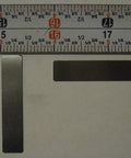 Stainless Reed Valve Set For Air Compressors Three Eighths By One And Three Quarters Inch Two Pack Plug And Play For Easy Swap shown with ruler