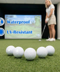 Reflective Golf Ball Dots Stickers 300 Pack Weatherproof 0.24 Inch Dots for Launch Monitor Swing Analysis in use on golf balls