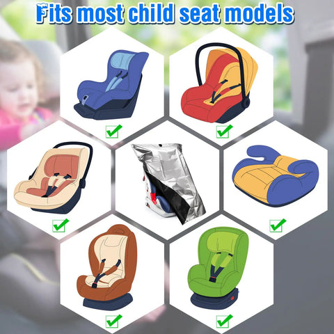 Illustration of baby car seats with 2pcs baby car seat sun shade cover for infants and toddlers all weather