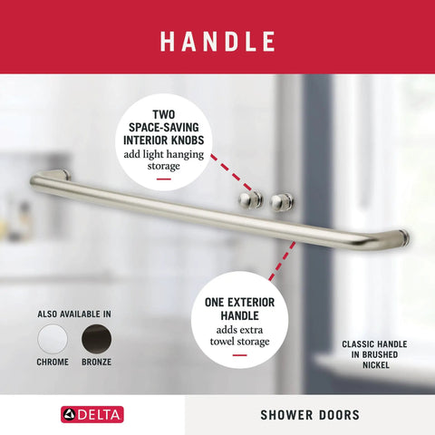Classic Semi Frameless Sliding Bathtub Enclosure With Clear Tempered Glass And Brushed Nickel Track Slick Traditional Style For A Dang Good Bathroom Refresh Durable Build No Nonsense And Designed To Fit Typical Sixty Inch Bases Great