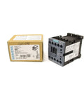 Heavy Duty 24V DC Contactor 9 Amp 3RT2016 1BB41 OEM Surplus NSMP with packaging shown side by side on white background