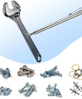 Magnetic Pickup Tool Telescoping Pocket Clip Extendable Magnet Pen for Mechanics with nuts and bolts visible