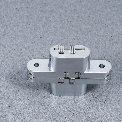 Concealed Cross Hinges Two Pack Stainless Steel For Folding Doors And Wooden Cabinets Hidden Design Heavy Duty