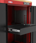 Heavy Duty Metal Garage Storage Cabinet With Two Doors Base Unit, Built To Last Welded Steel Frame, open drawer view