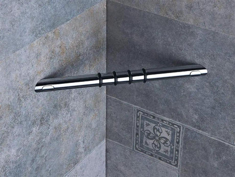 Shower Corner Foot Rest For Shaving Legs Wall Mounted Foot Stool Heavy Duty Brass Bar Bathroom Step Ledge Polished Chrome
