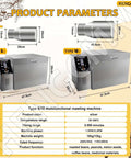 Electric Drum Coffee Roaster For Home And Small Business With Large Capacity Roasts Beans And Nuts industrial style machines