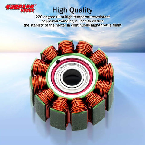 C2826 1200KV Beefy Brushless Outrunner Motor stator with copper wire winding for 2-3S RC Multicopters and UAVs