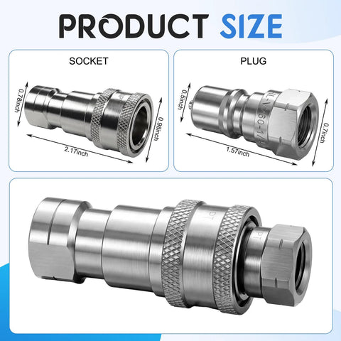 Vacuum bagging valve (2 pcs) with quick-disconnect fittings; front view, stainless knurled body
Vacuum bagging valve (2 pcs); socket side view with knurled stainless body
Vacuum bagging valve close-up: knurled coupling and hex nut
Vacuum bagging valve installed: connected to quick-disconnect fitting for composites