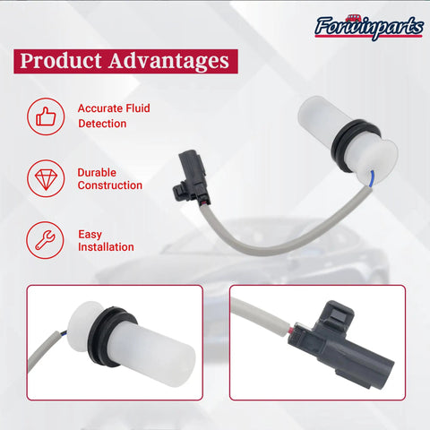 Washer Fluid Level Sensor 8260A406 For Mitsubishi Outlander PHEV 2018 2022 with connector and probe