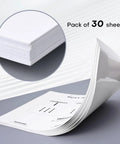 30 Sheets High Adhesive Cleanroom Dust Removal Pad Sticky Paper Self Sticky Adhesive Dust Collector For Cleaning Dust Dirt And Lint On Surfaces, Disposable Pad Sheets For Home Office And Lab Use, pack shown with detail inset