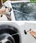 All Metal Heavy Duty Garden Hose Nozzle With Thumb Control Sprayer, 8 Spray Patterns, High Pressure Water Nozzle for car wash