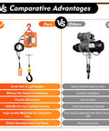 Comparative advantages of Heavy Duty 3-in-1 Electric Hoist Winch With Wireless Remote For Garage Lifting Heavy Loads Up To 660lbs.