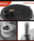 Close-up of two rear wheel bearing and hub assembly for Mazda 3 2014-2018 and 3 Sport 2014-2018 with 5 lug pattern.