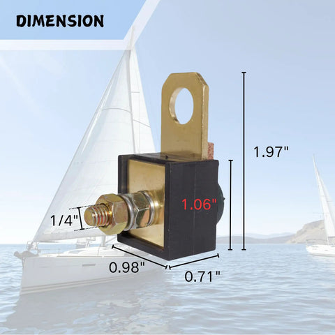 Heavy Duty 110 Amp Marine Fuse Assembly Drops Right In For Mercruiser Alpha One Gen II Drives Shielding Your Rig And Trim Pump Circuits On 150 To 275 Hp Outboards