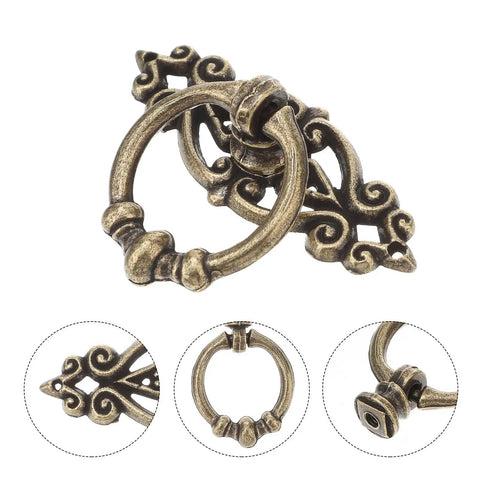 Gotta Love The Vintage Charm On These Antiqued Brass Cabinet Pulls Super Tough Zinc Alloy Drawer Handles To Spruce Up Your Home And Kitchen Solid Build Ten Piece Set Includes Screws, detailed vintage design of a brass handle.
