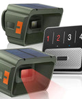 Solar Driveway Alarm With Half Mile Long Range Wireless Motion Alert For Home Garage And Gate Adjustable Sensitivity Instant Alerts Weatherproof Outdoor Security Sensor, solar sensor and receiver
