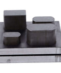 Versatile Alloy Steel Punch Die Disc Set for Jewelry Crafting and Metal Beading, shown in compact arrangement