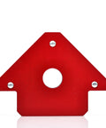 Rosfix Magnetic Welding Angle Set x6 Stainless Steel Fixed Angle for metal positioning, red magnetic bracket with hole.