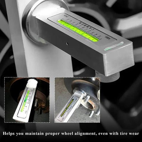 Adjustable Magnetic Wheel Alignment Gauge And Camber Caster Measurement Tool With Super Strong Magnetic Base That Takes The Guesswork Out And Keeps Your Wheels Straight While Saving You Serious Cash