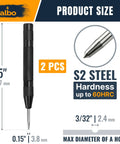 Auto Center Punch Tool 5 Inch Spring Loaded Drill Punch For Metal Wood And Steel Heavy Duty Marking In The Workshop