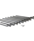 Five Types DIY Blacksmith Tong Set Bundle For Forge Fans, Pro Grade Stainless Rivet Tongs Kit With 5/16 Inch Mild Steel Blanks
