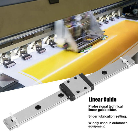Professional Miniature Linear Guide Slider With High Precision And Smooth Motion Hardened Rail Block For CNC Machinery And Automation Systems 170mm Length Micrometer Level Accuracy on machine