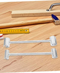 Heavy Duty Door Hinge Adjustment Tool For Precise Alignment And Quick Hinge Gap Repair, Pro Grade Adjustable Hinge Wrench For Residential And Commercial Doors By Garneck on wooden surface with tools