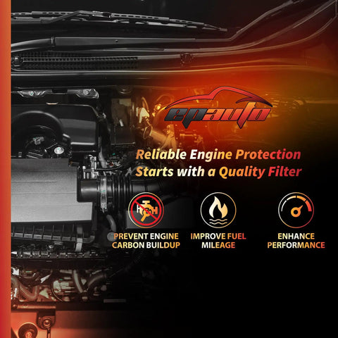 Engine Air Filter Replacement For Hyundai Accent Veloster Kia Rio Soul 2012 2019 Boosts Airflow And Gas Mileage While Protecting