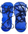 Top view of Lawn Aerator Shoes For Home Improvement, Durable PP Ground Spikes Footwear With Non Slip Design