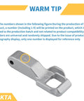 Washer Door Lock Strike Replacement Part For LG Kenmore Elite Front Load Washers Unlock Secure Closure MFG63099101, gray metal