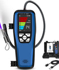 3 In 1 Refrigerant Leak Detector With Heated Diode Sensor For HVAC That Pinpoints Leaks In R32 R454B R410A R134A R290 And Hydrogen And Nitrogen Tracer Gas Rechargeable Freon Leak Finder With Audible Alerts And Bright LEDs Pro Grade with case and charger