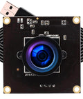 USB Camera With 2.9mm Wide Angle Fisheye Lens 1080P Webcam, Ultra Smooth 60FPS At 1080P, 120FPS At 720P, 260FPS At 360P, Plug And Play On Windows Mac Linux Android, OTG Ready, 2MP Sensor