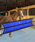 Extended Stall Guard For Horses With Adjustable Straps And D Rings Blue Barn Ready Aisle Barrier With Sturdy Spring Hooks Durable