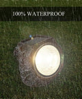 Solar Powered Rock Lights Outdoor Dope 2 Pack With 10 LED Waterproof Stones For Yard Vibe, Decorative Stone Look under rain